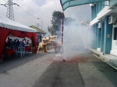 Lion Dance Performance Photo 5 at HOE Pharmaceuticals